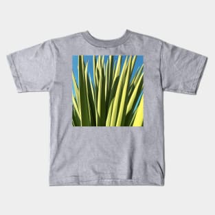 Tropical Palm Plant Leaves Photo Kids T-Shirt